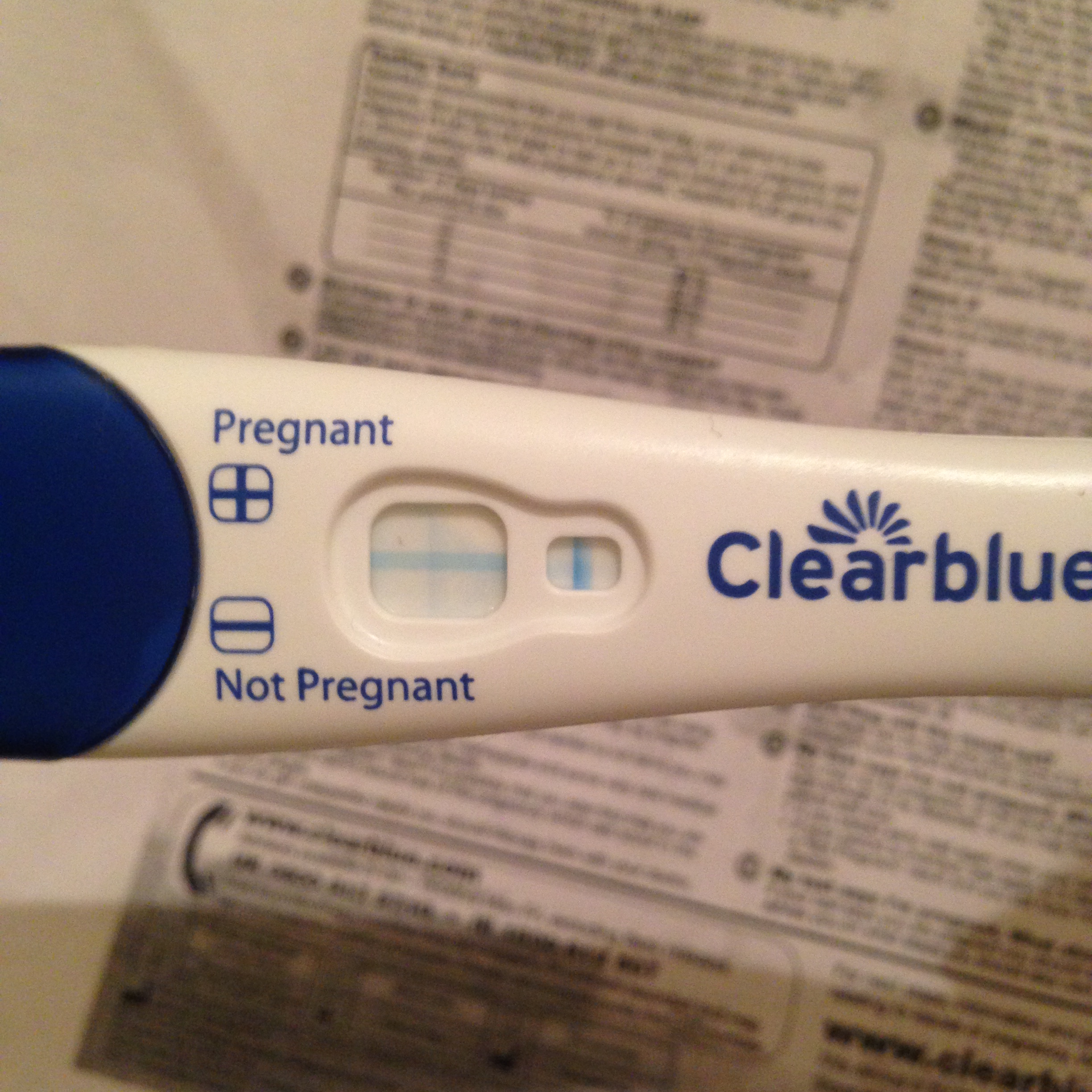 Тест на беременность clearblue положительный результат фото как выглядит